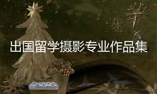 出国留学摄影专业作品集制作攻略!