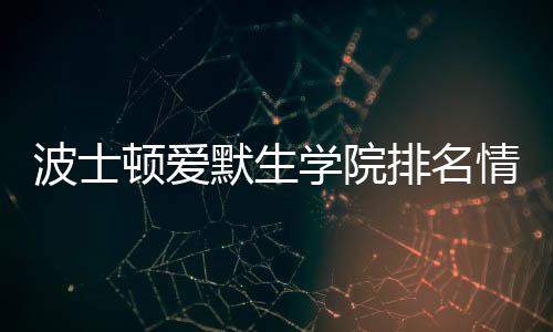 波士顿爱默生学院排名情况如何？